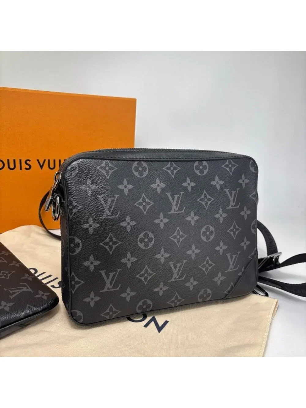 Louis Vuitton Trio Monogram Eclipse Shoulder Bag